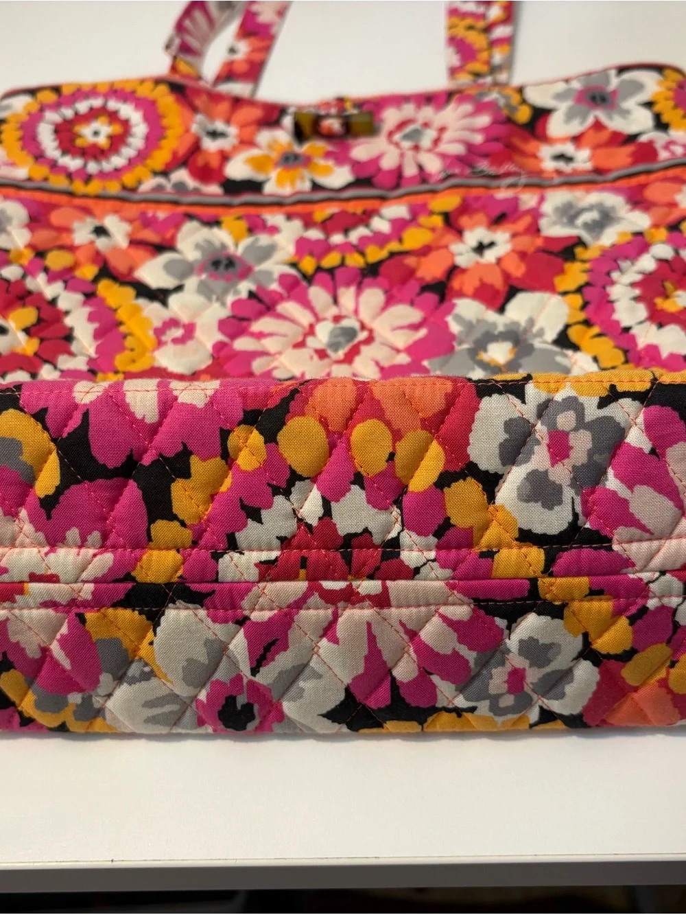 Vera Bradley Pixie Blooms Quilted Tote NWOT